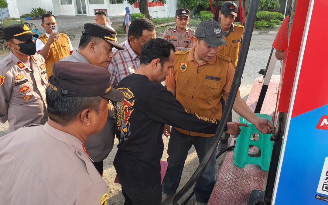 Satreskrim dan Diskoperindag Cek SPBU di Pemalang, Antisipasi Penyalahgunaan Pengukuran.